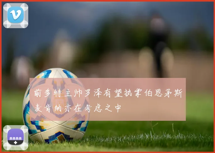 前多特主帅罗泽有望执掌伯恩茅斯麦肯纳亦在考虑之中